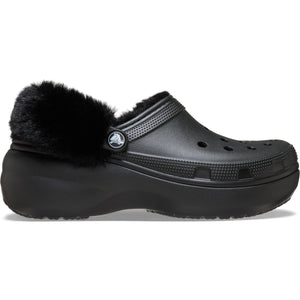 Classic Platform Fuzz Lined Clog