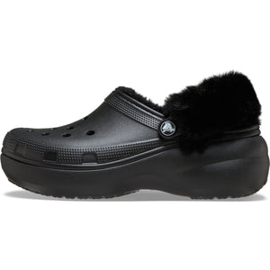 Classic Platform Fuzz Lined Clog