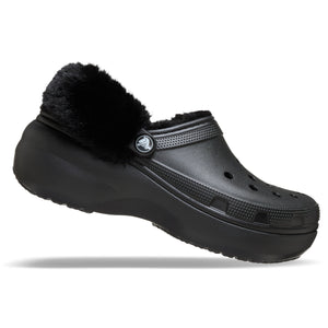 Classic Platform Fuzz Lined Clog